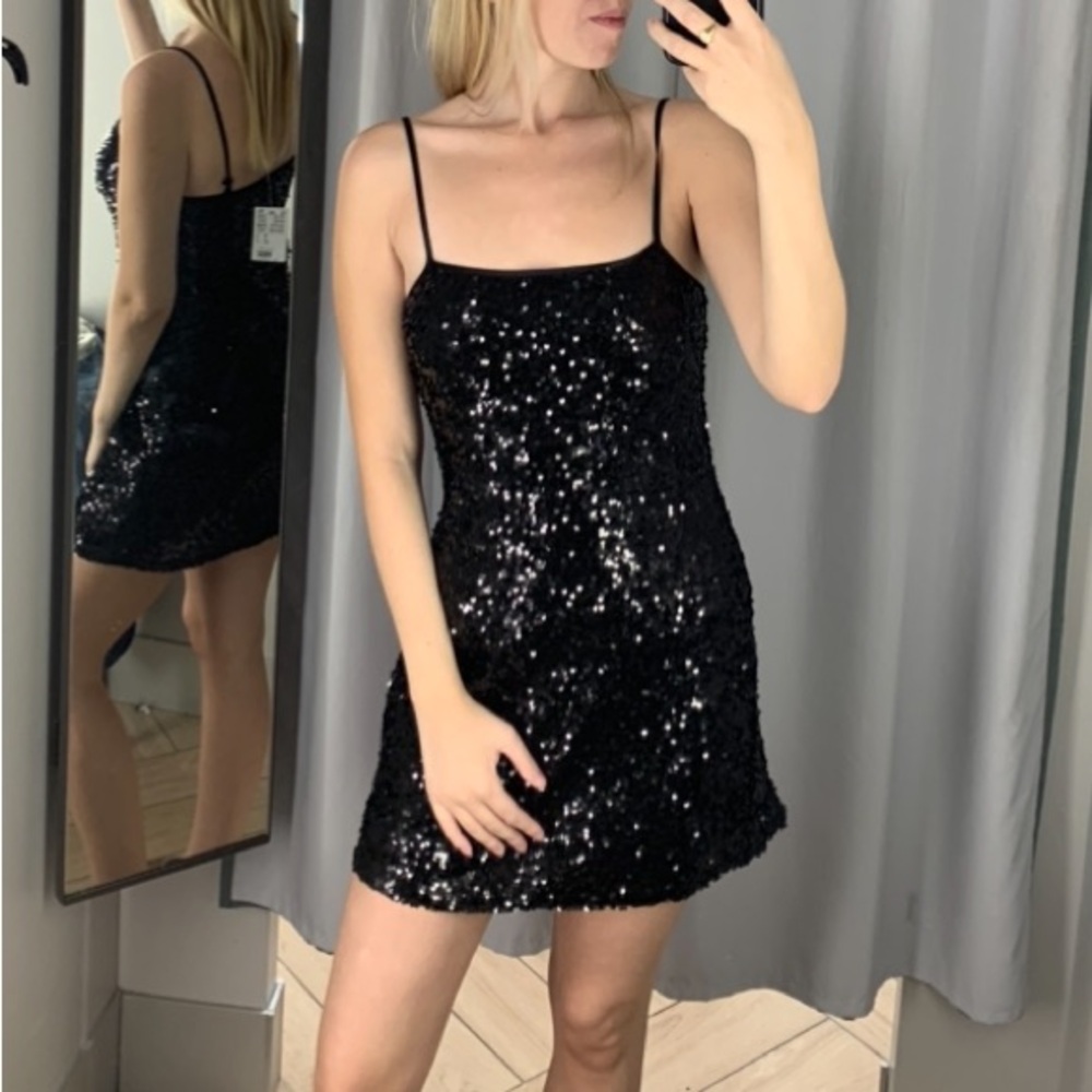 Sequined Mini Dress